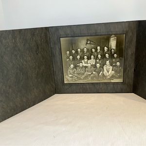 Antique Photo Harry Byers and Kansas Sweeney Tractor Machine Company Class